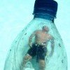 bottled water swimming
